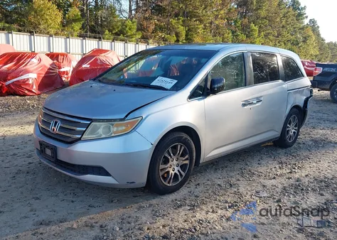 2011 Honda Odyssey Ex-L from USA, damaged, VIN 5FNRL5H62BB072519